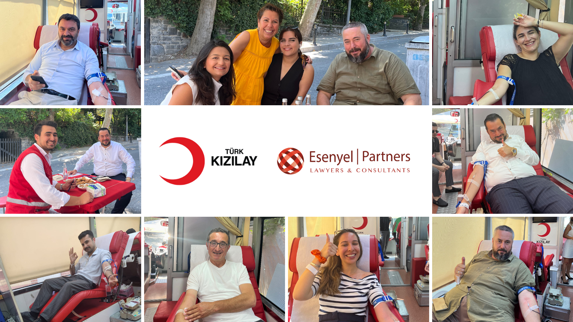 Полная поддержка акции по сдаче крови от адвокатского бюро Esenyel Partners!